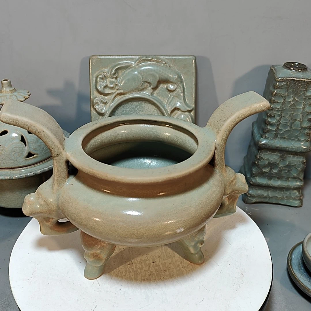 碗大**德沿河店汝窑全品相陶瓷一个