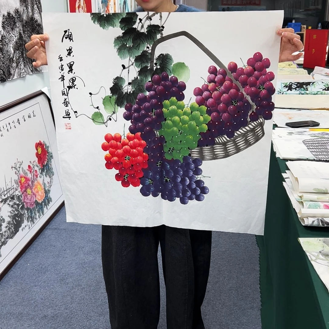 国画宣纸国画纯手绘作品