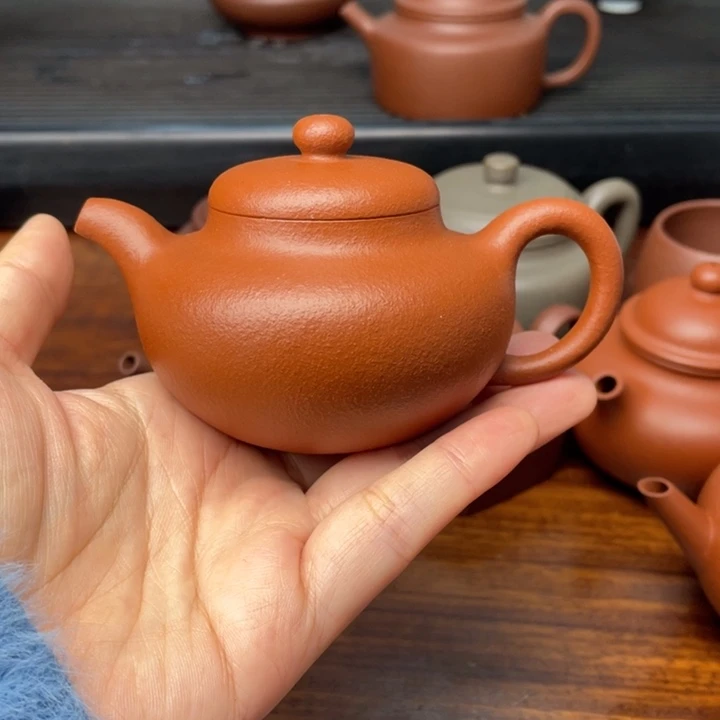 鹤***朱泥茶壶柿园 顾晨静