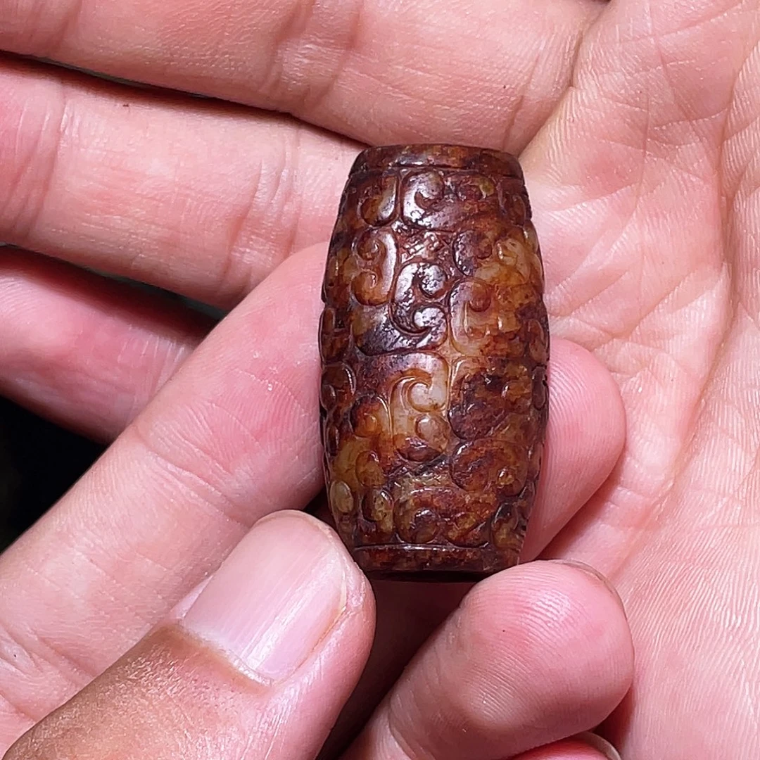 颈饰未镶嵌和田玉（糖玉）
