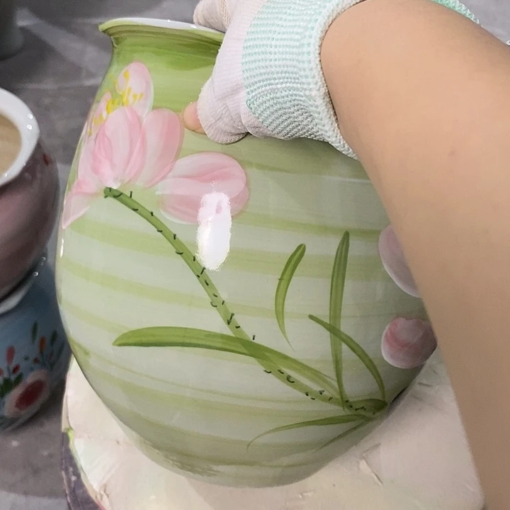 罐12zp景德镇陶瓷花盆