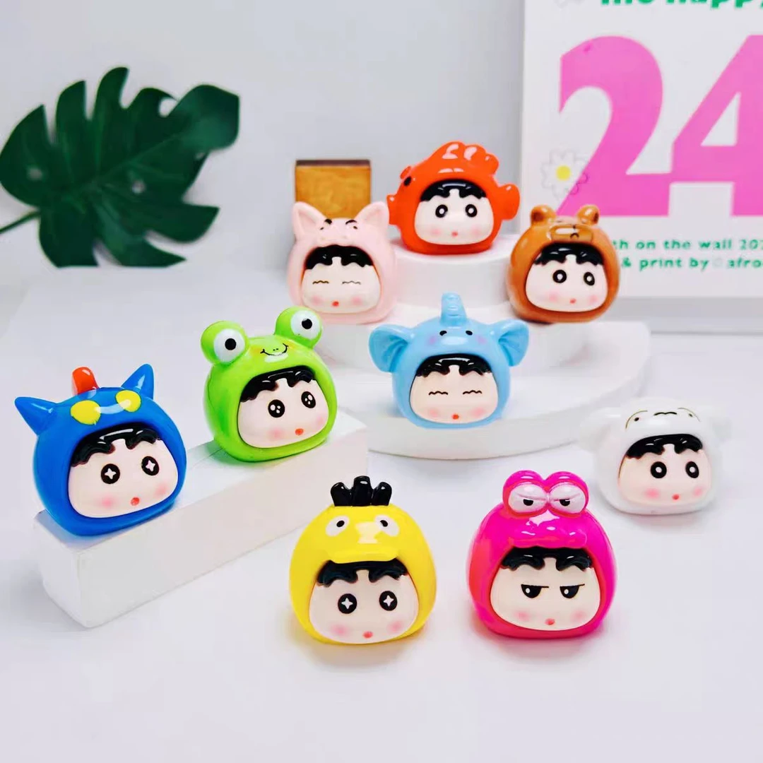 【蜡笔小新】蜡笔小新实色DIY树脂手工立体创意摆件盲袋对对碰