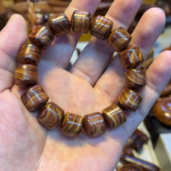 黄花梨/降香黄檀手串/手链黄花梨