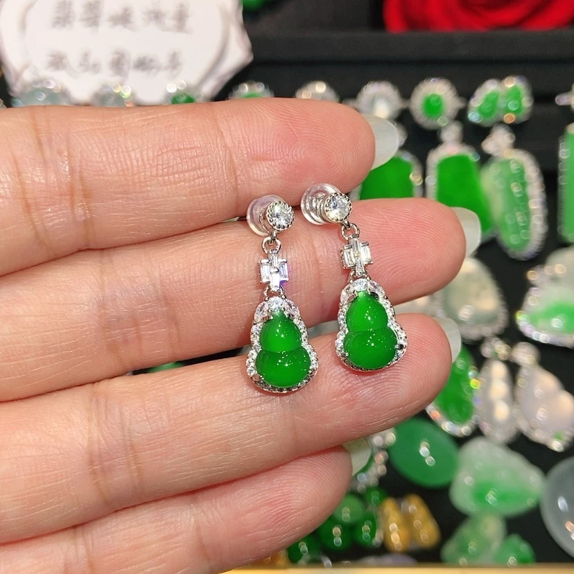 【闪购商品】未镶嵌翡翠耳饰天然翡翠