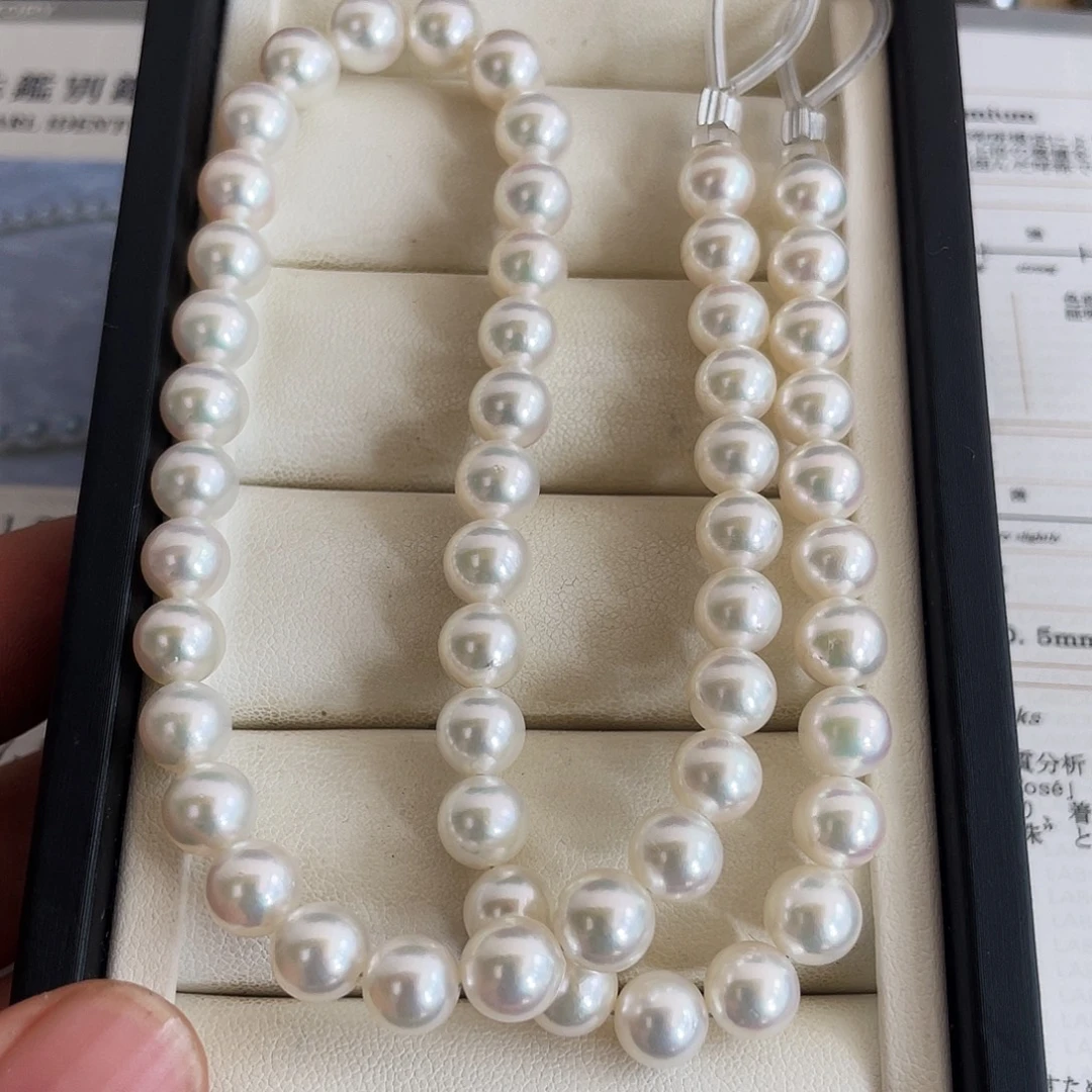 海水珍珠银S925镶嵌颈饰