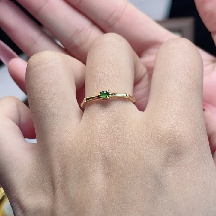 翡翠合金戒指翡翠