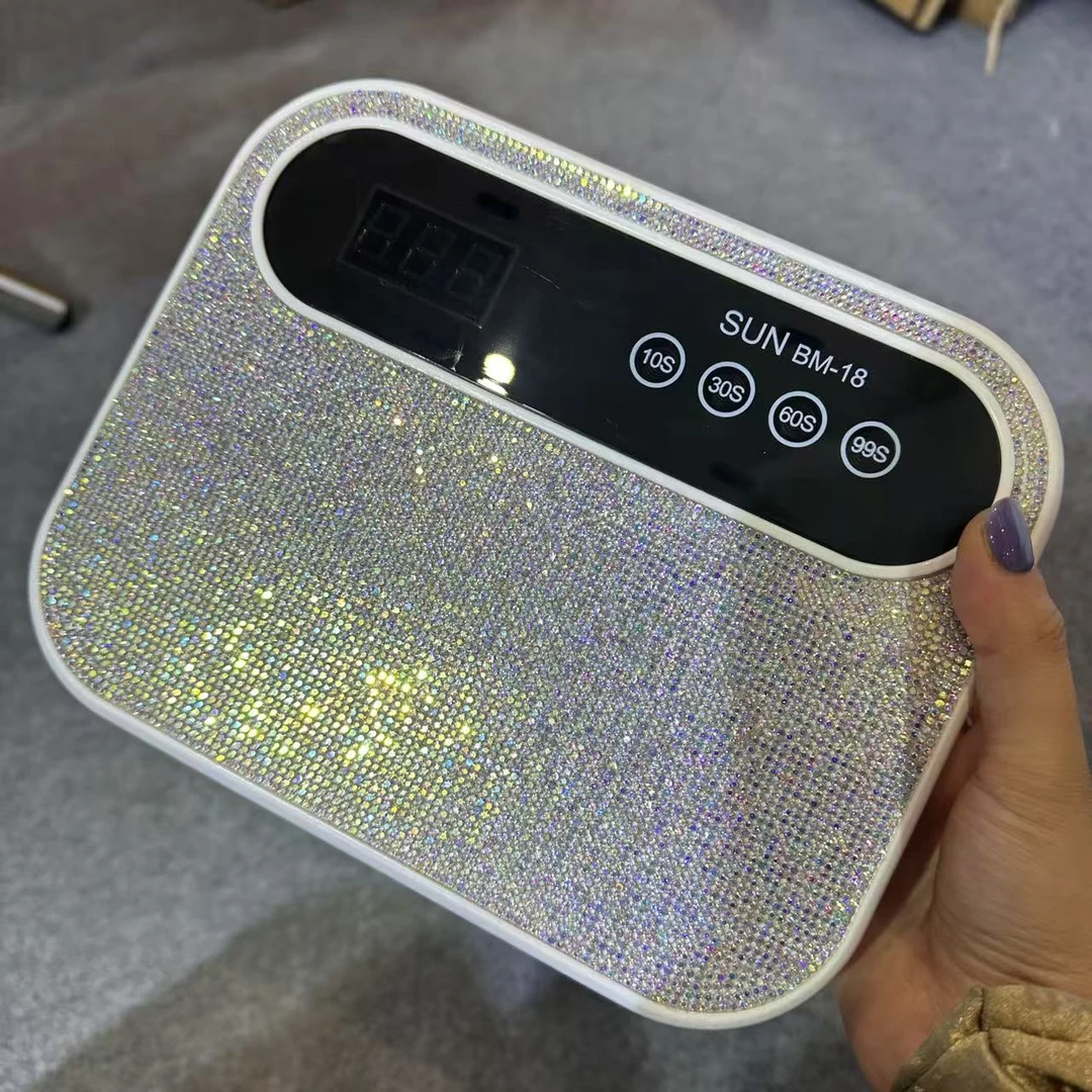 表哥专享插电款带显示屏带钻美甲灯BM-18（42颗灯珠）-上海展