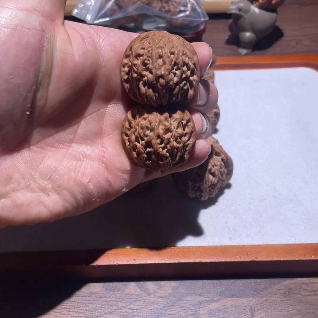 文玩核桃把件3全品磨盘