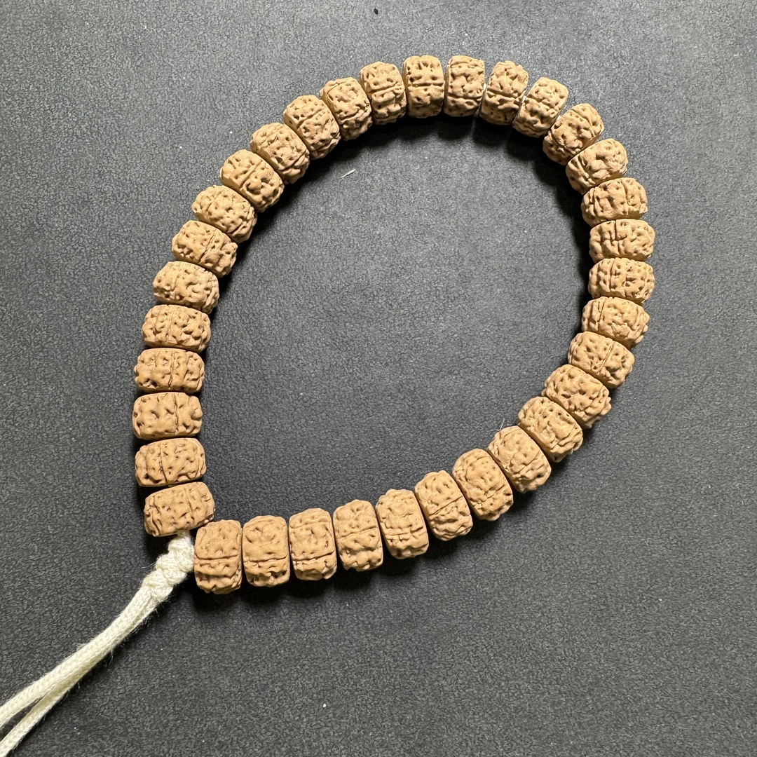 S8486-1【肥龙】精挑藏式盘龙纹小金刚菩提单圈文玩手串