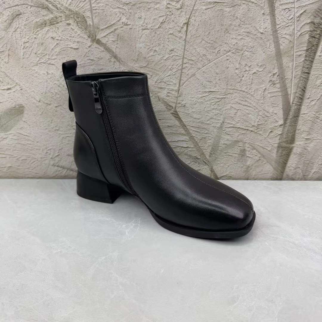 短靴女女靴子（羊皮）女 39-109 绒