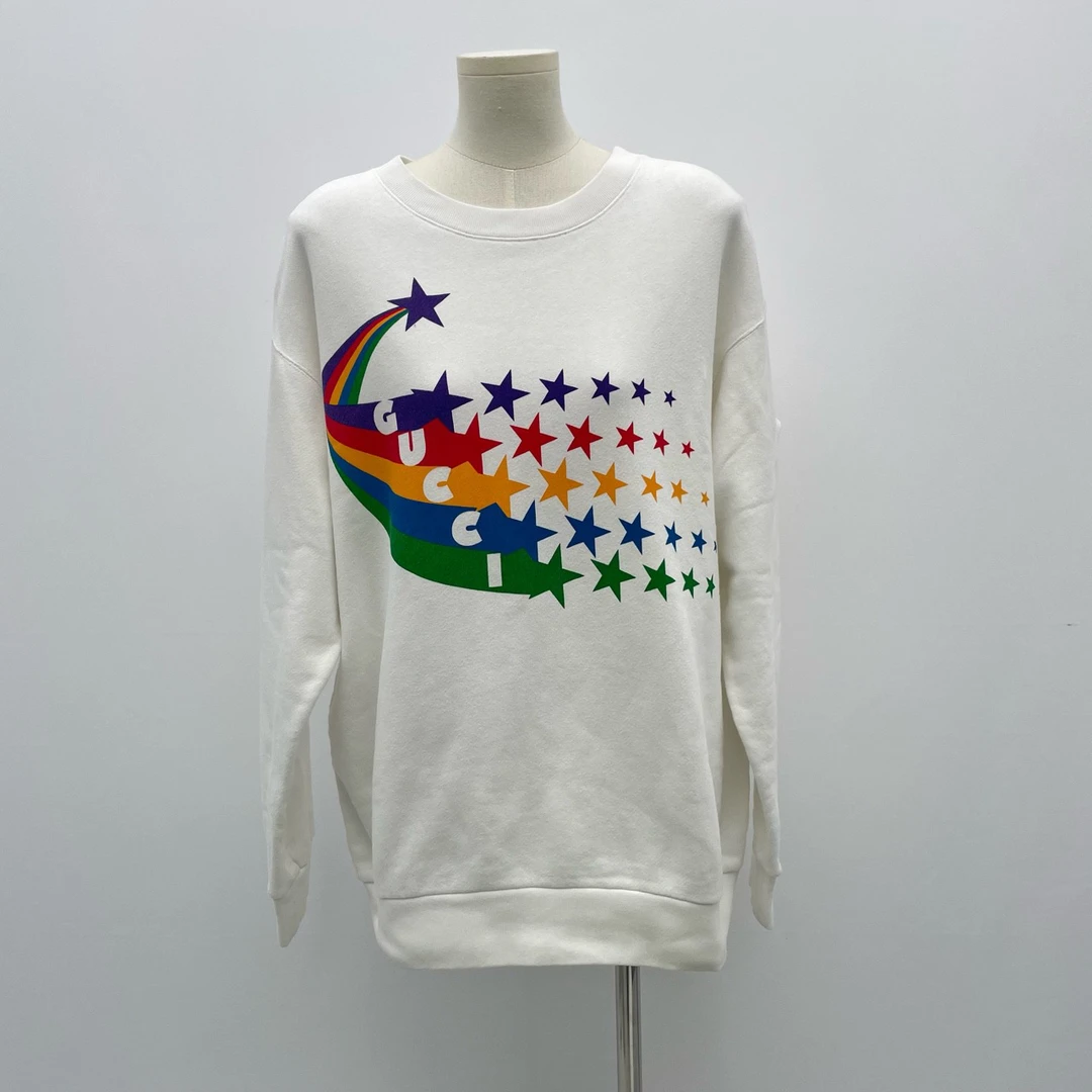95新 GUCCI/古驰 流星字母印花套头卫衣   S码/5832