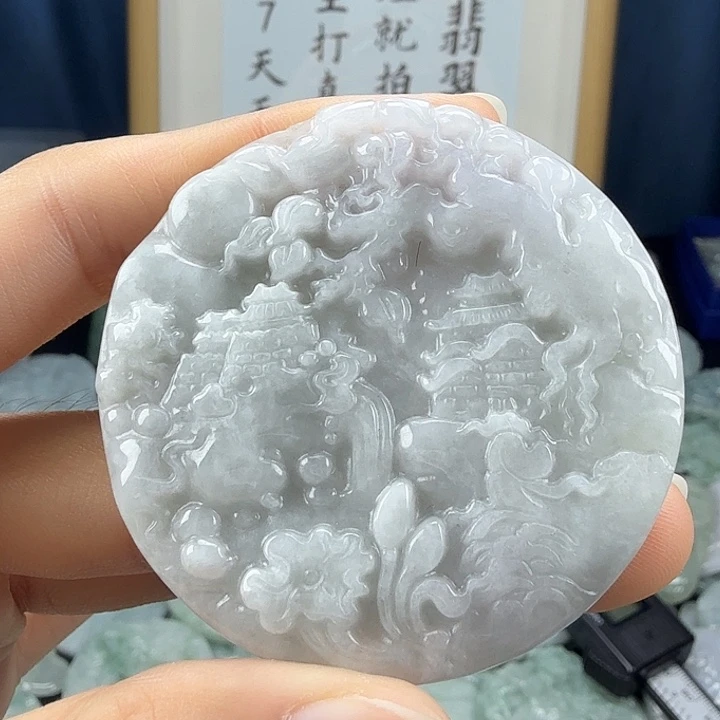 翡翠未镶嵌颈饰翡翠