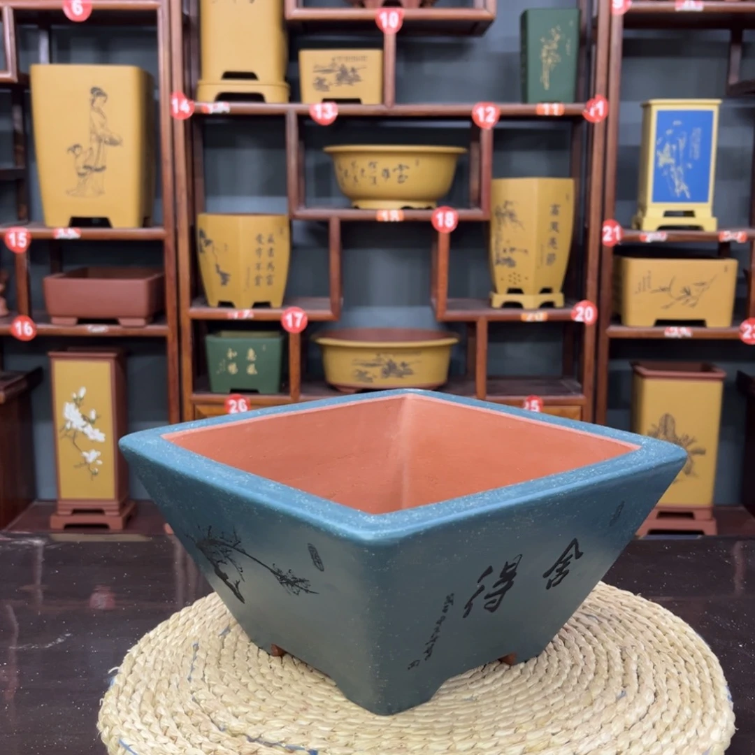 紫砂花盆紫砂花盆