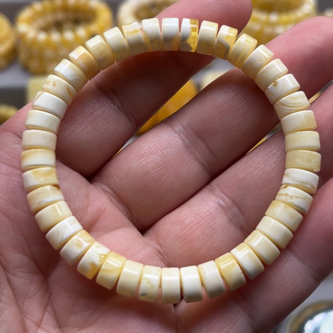 琥珀未镶嵌手链手串