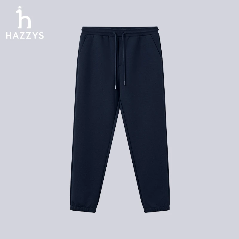 Hazzys哈吉斯男士休闲卫裤春夏长裤裤子弹力轻便