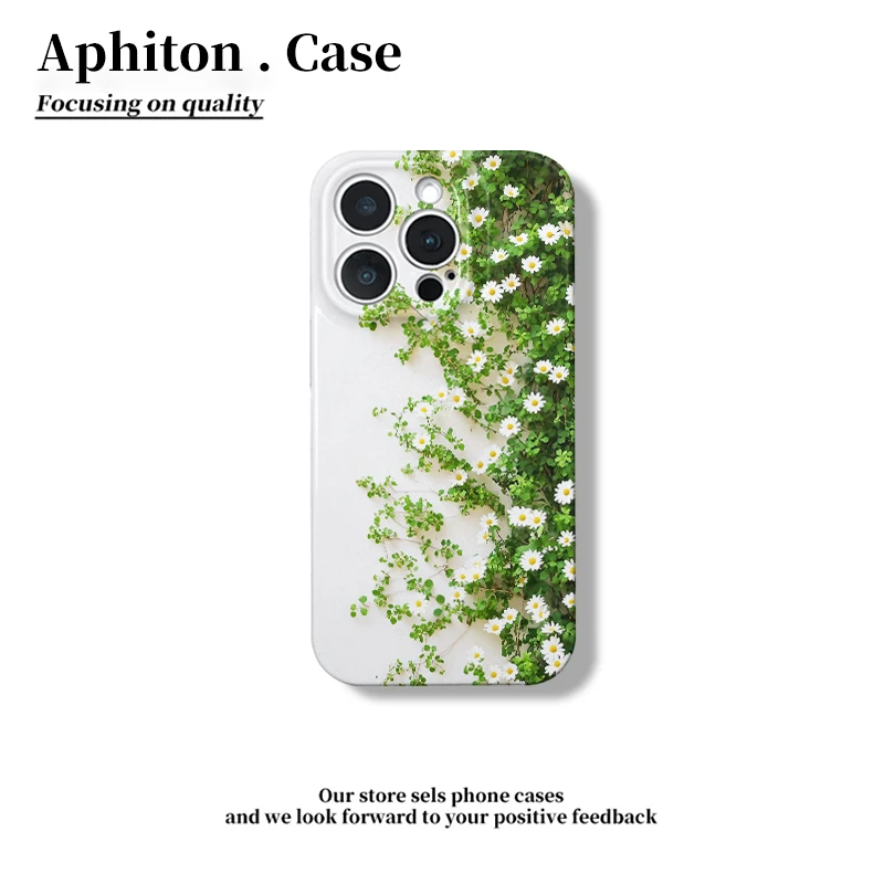 奥菲顿小雏菊适用苹果17/16pro菲林手机壳华为P70vivo小米15oppo