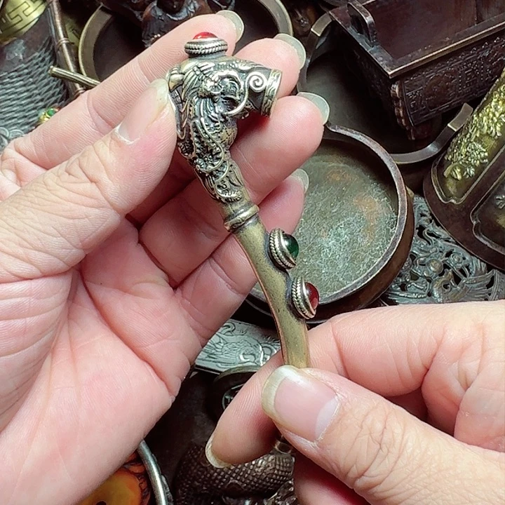 铜器摆件收收藏藏