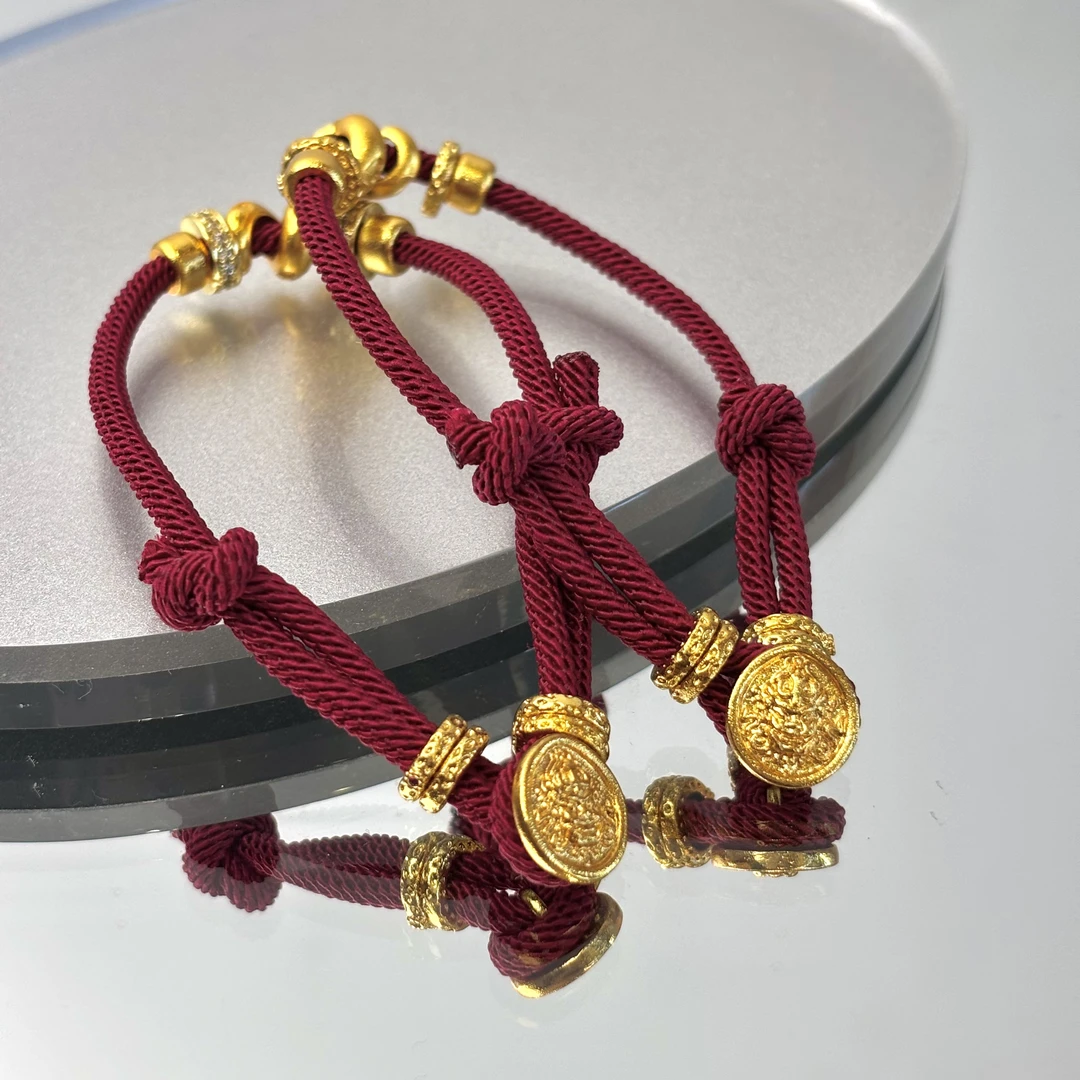 合金布艺手链 【灵蛇红绳】黄cc灵蛇红绳面小仙多样性发其一