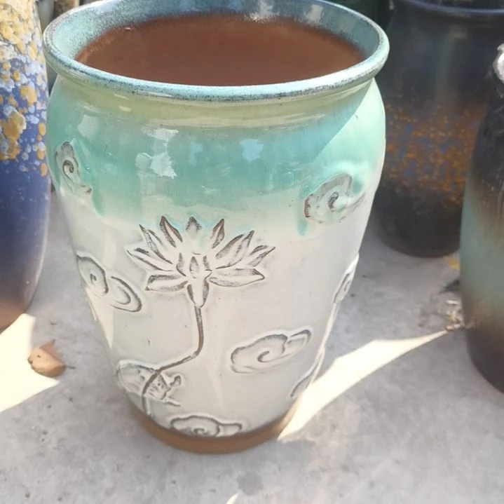 红陶口20高30you一个盆子