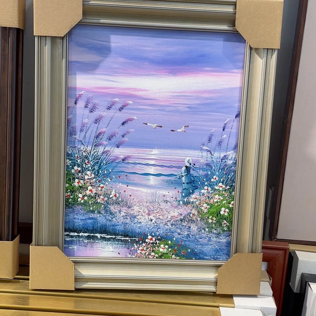 【闪购商品】油画精品小画手绘油画含框40×50