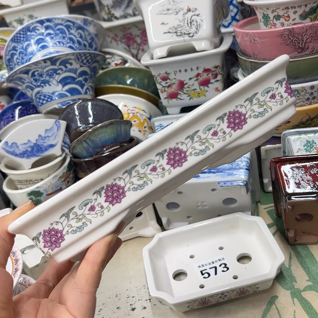 紫砂花盆822号瑕疵21/10/3.5cm福利