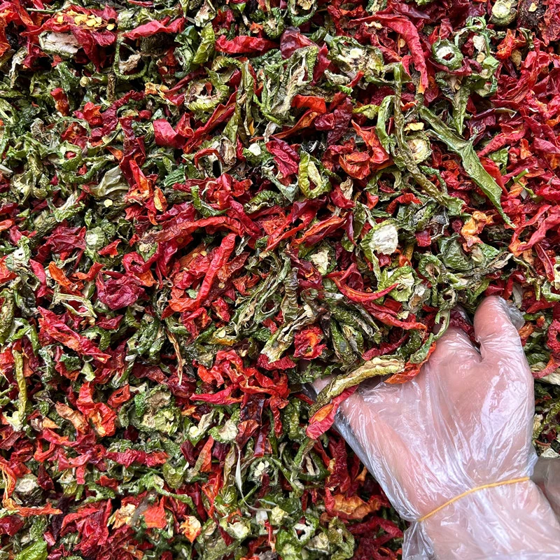 江西九江农家自晒干辣椒干红辣椒皮青椒辣椒壳红椒尖椒丝干货