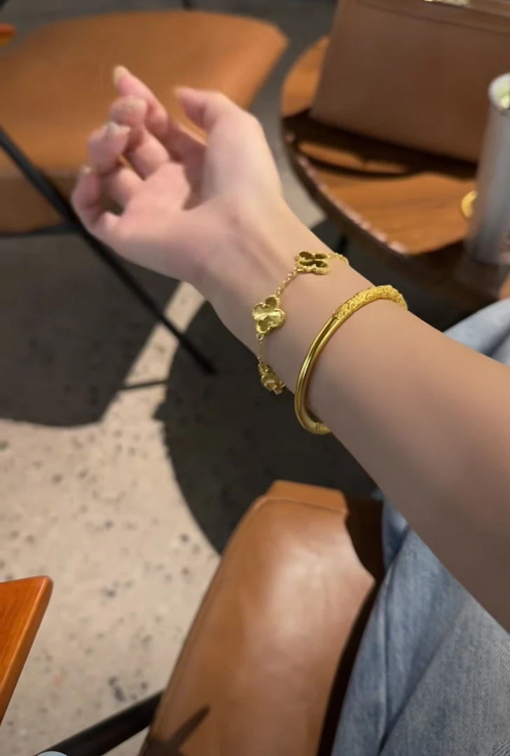 钛钢手链 五花手链 S扣