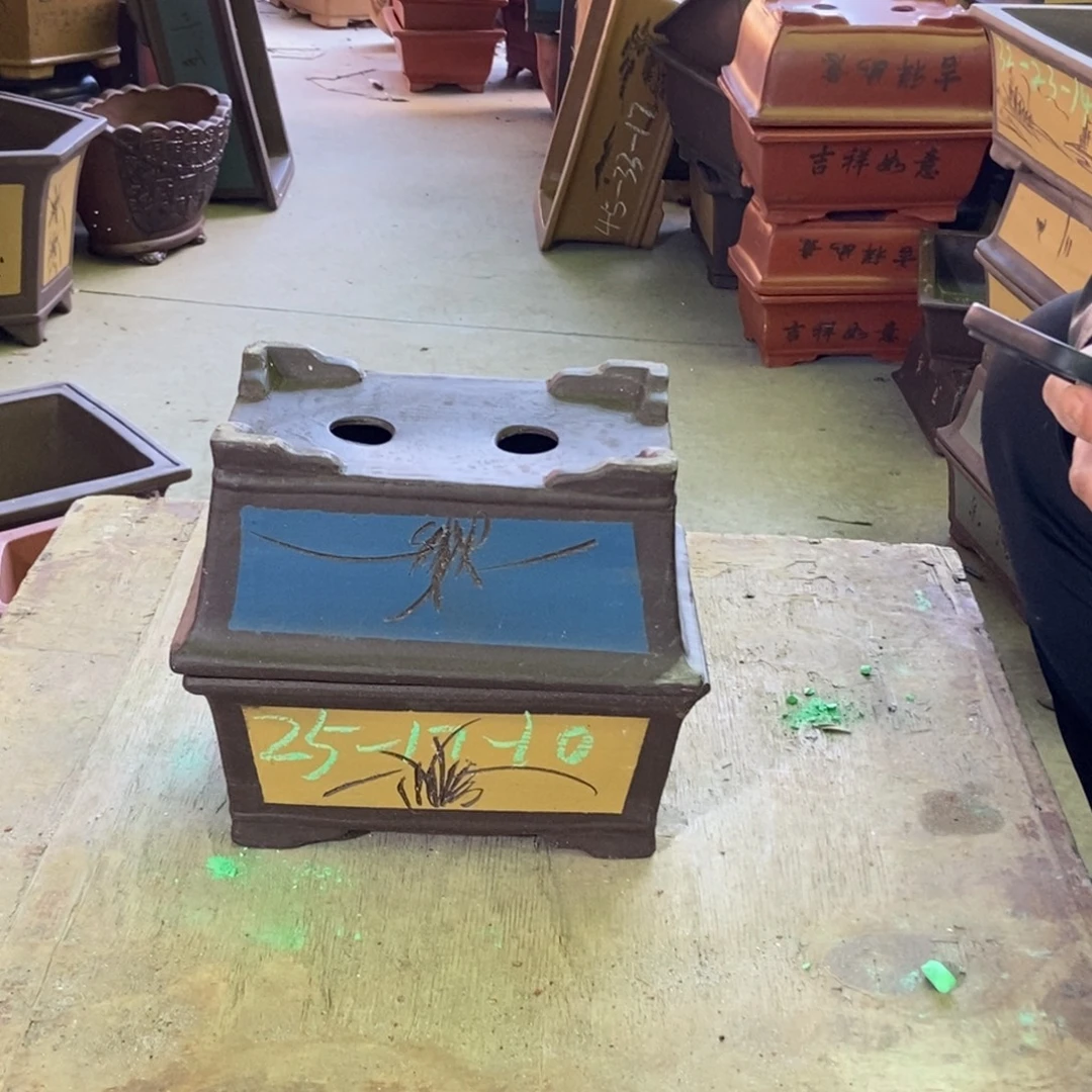 段泥花盆紫砂紫砂