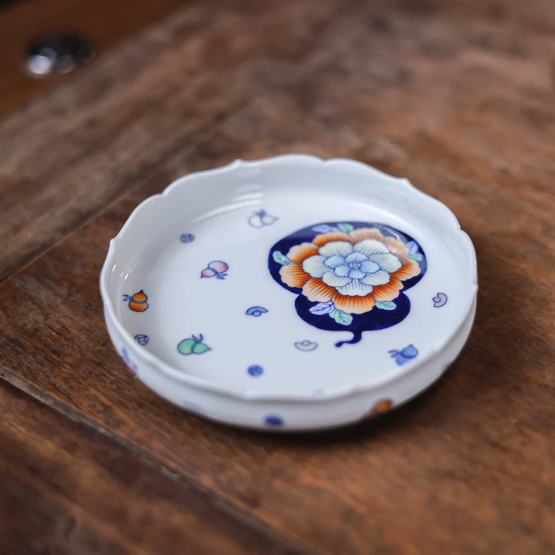 【悦生活】富贵满堂-卓君-壶承-直径12cm（卓君S0260）