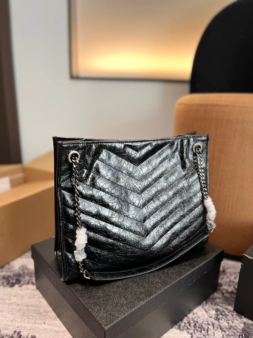 【NIKI SHOPPING】杨树林包包bag购物袋托特包女大容量链条包斜挎