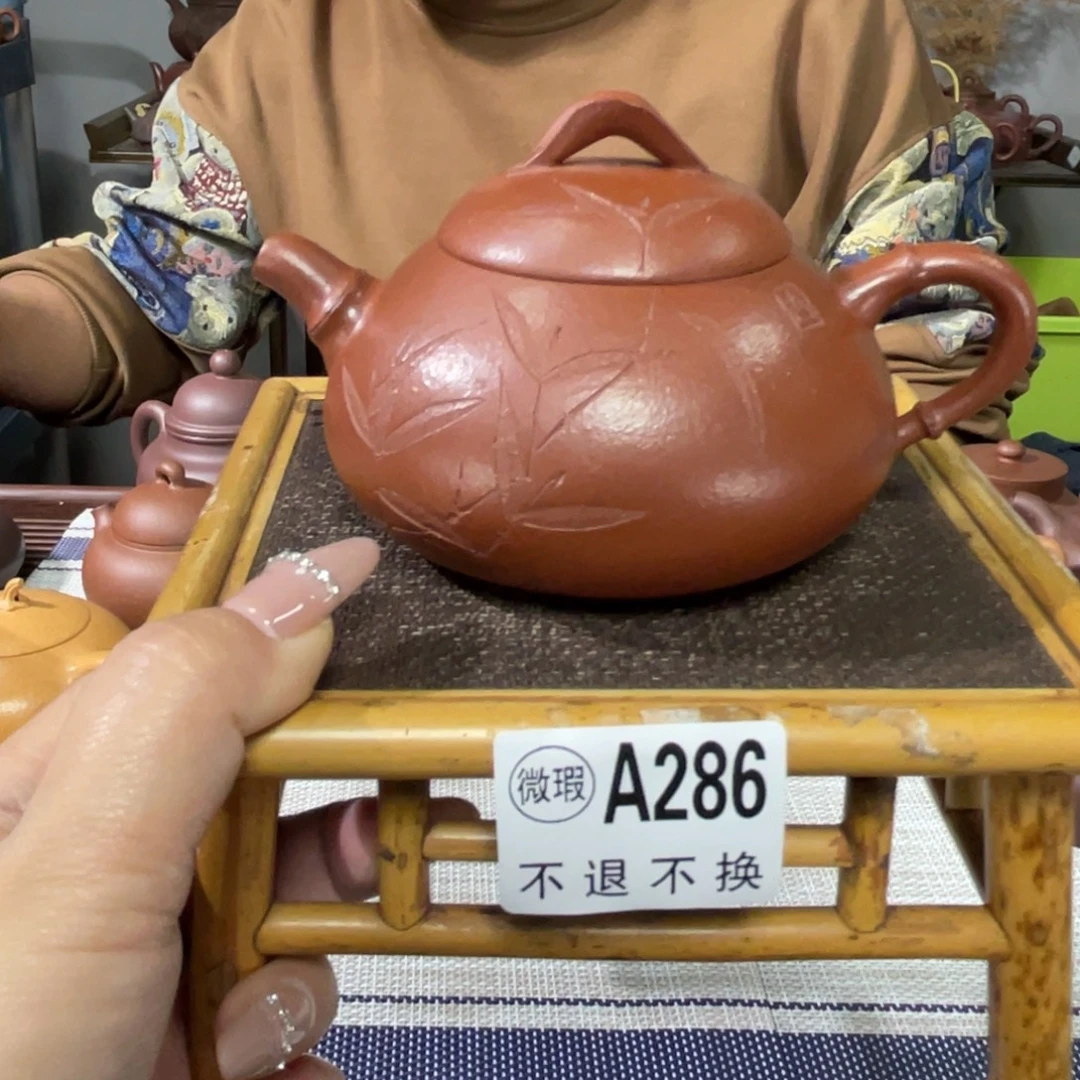 紫砂茶杯宜兴原矿紫砂精品手工