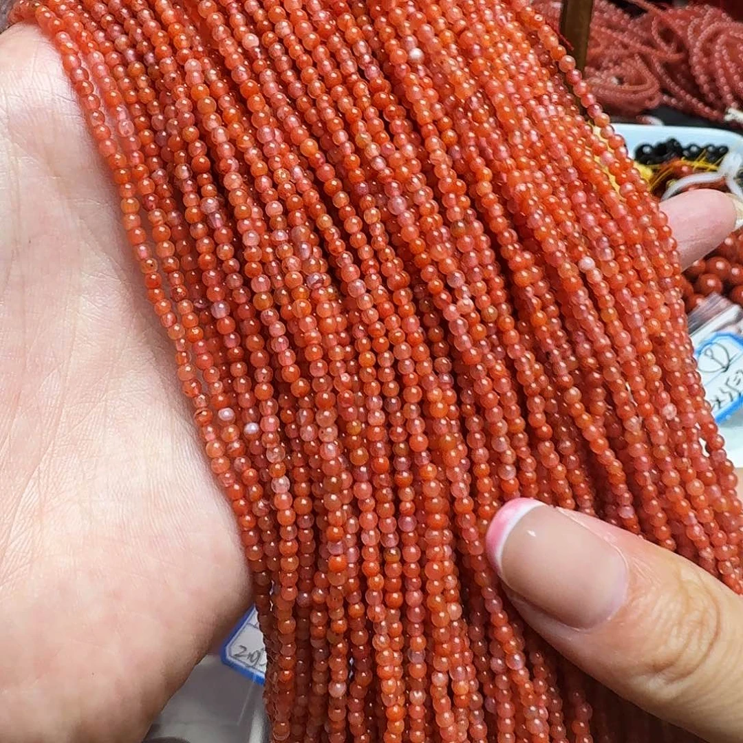 南红玛瑙未镶嵌颈饰2.3mm101