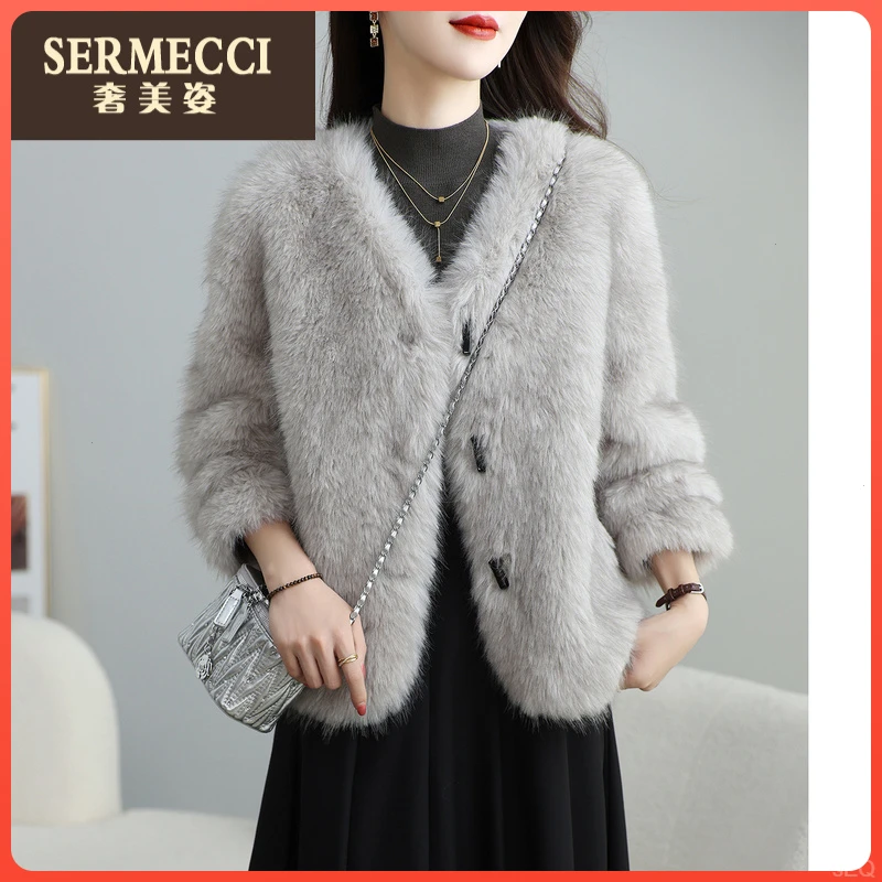 休闲气质奢美姿上档次外套女2025年冬季时尚保暖名媛上衣女