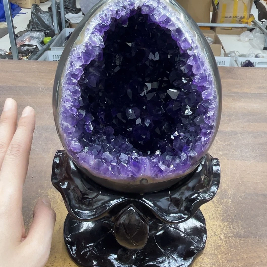 紫晶未镶嵌摆件晶体