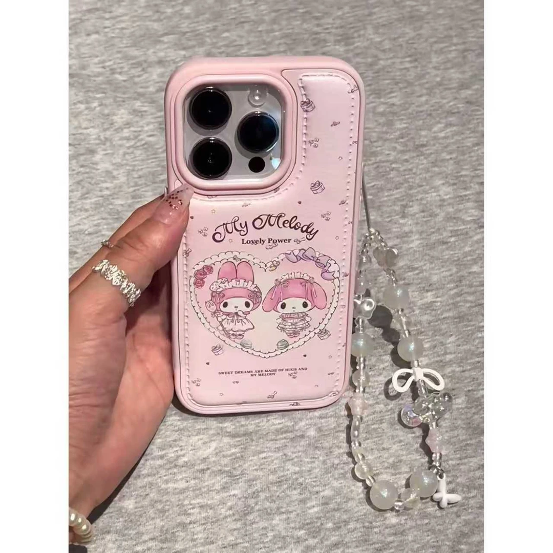 碎花美乐蒂适用苹果17promax手机壳17pro/17新款透明全包防摔女壳