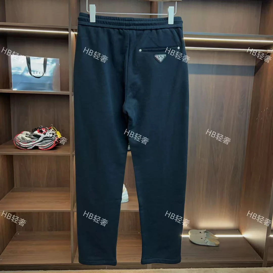 【HanSenBinDu】2025秋冬季男士三角标直筒休闲裤25259