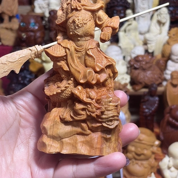木关二爷 微瑕 12cm