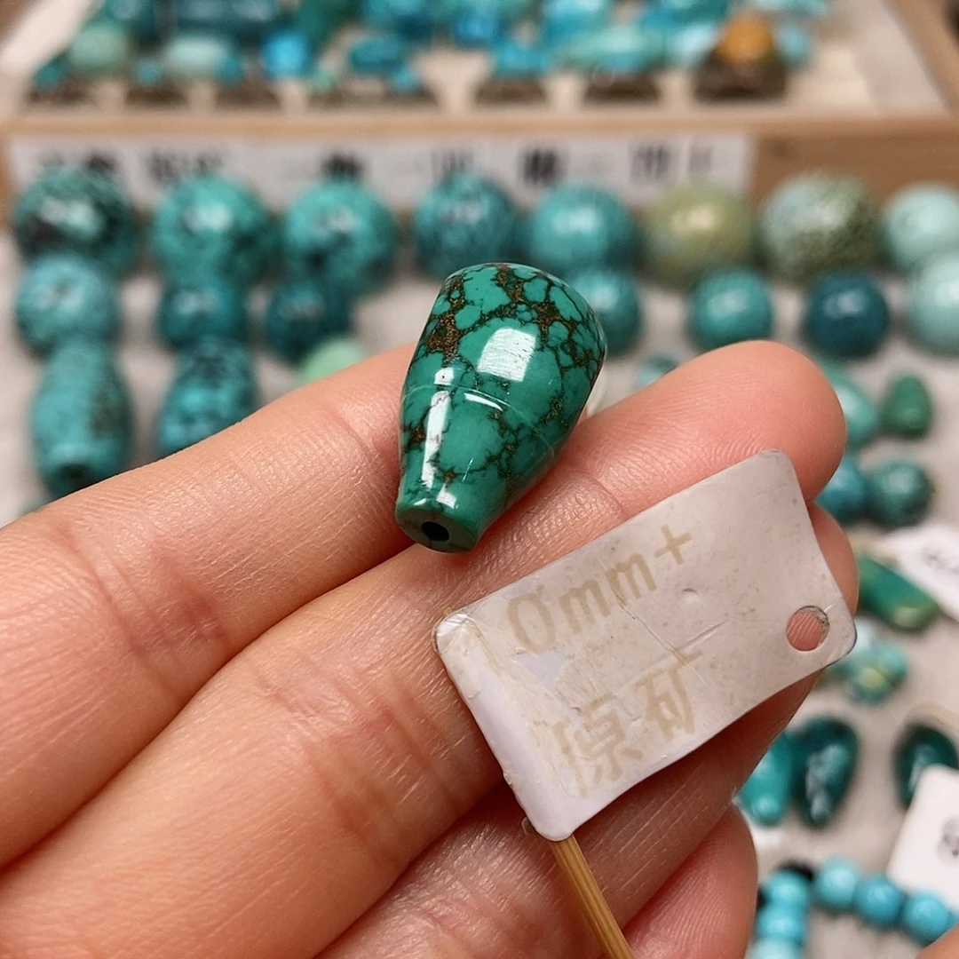 未镶嵌绿松石珠宝半成品