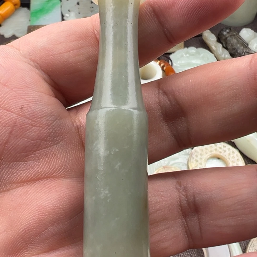 【闪购商品】和田玉1清代和田玉烟嘴