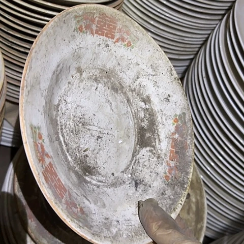 瓷片国营厂库存微瑕20厘米