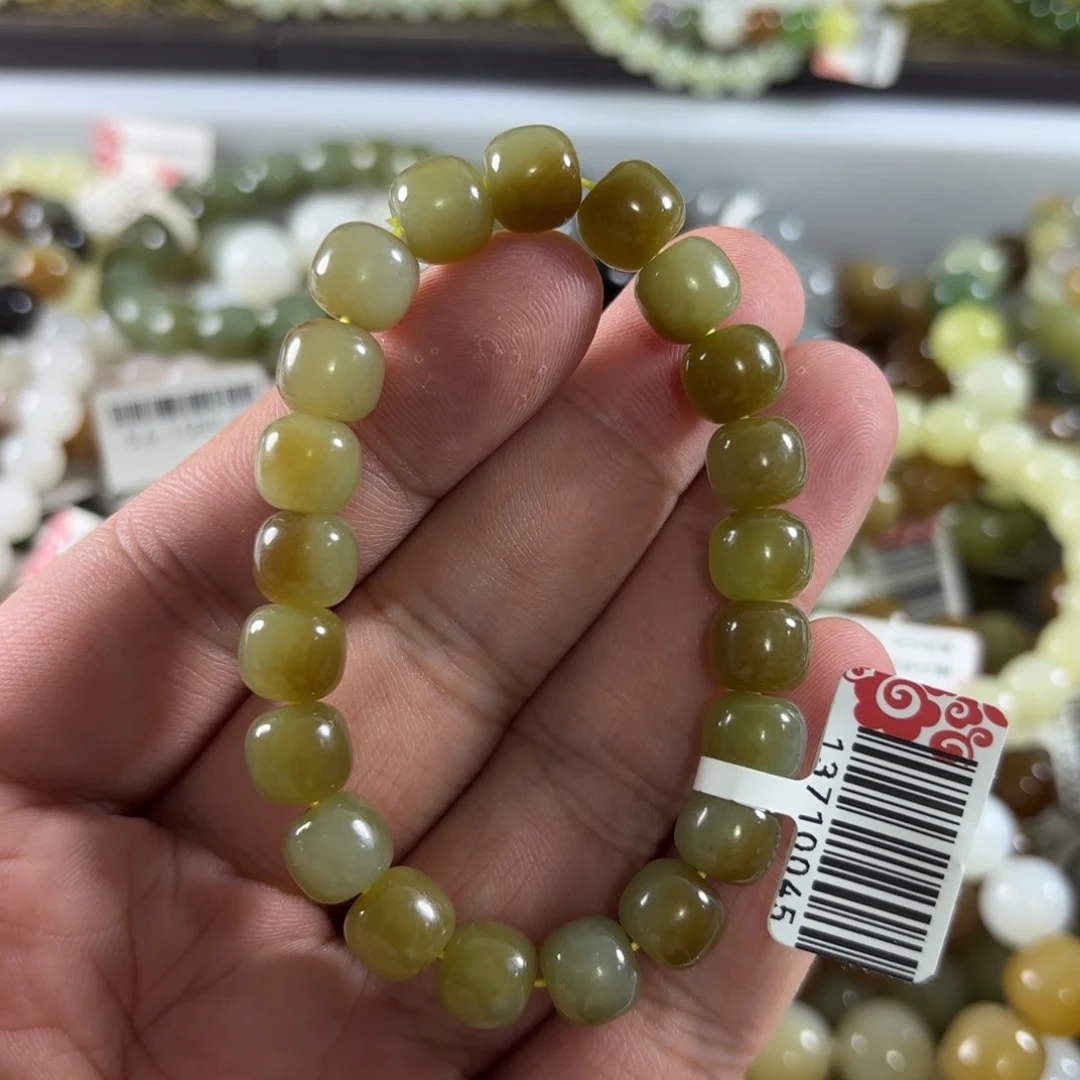 和田玉未镶嵌手链162