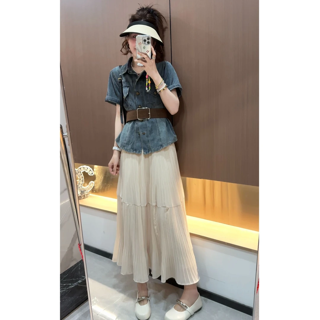 【旷野拥抱】丸子璐春夏季新款时尚休闲套装预WZLC5TZ2413A