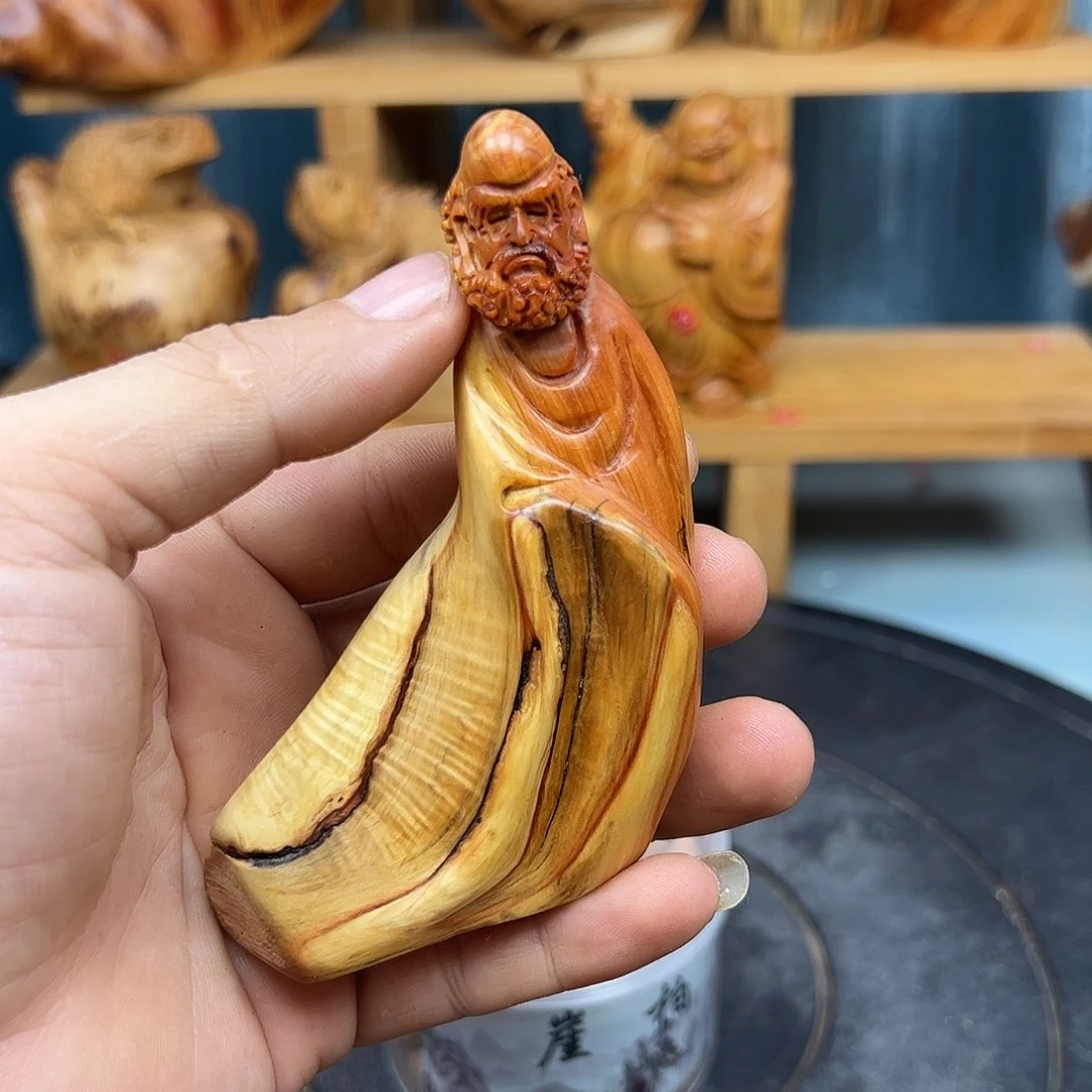 木诚*崖柏木摆件手把件