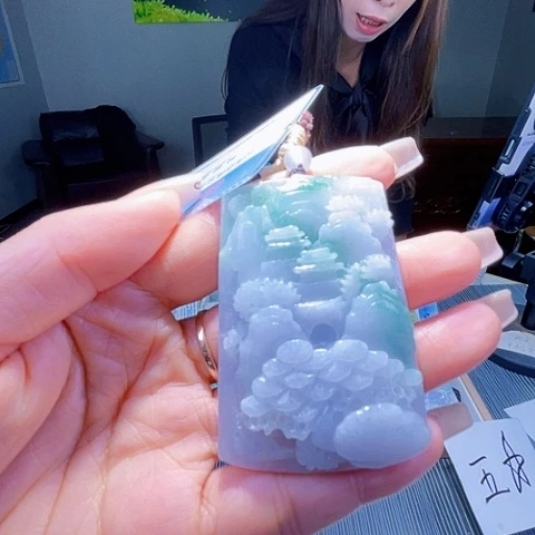 颈饰未镶嵌翡翠一个