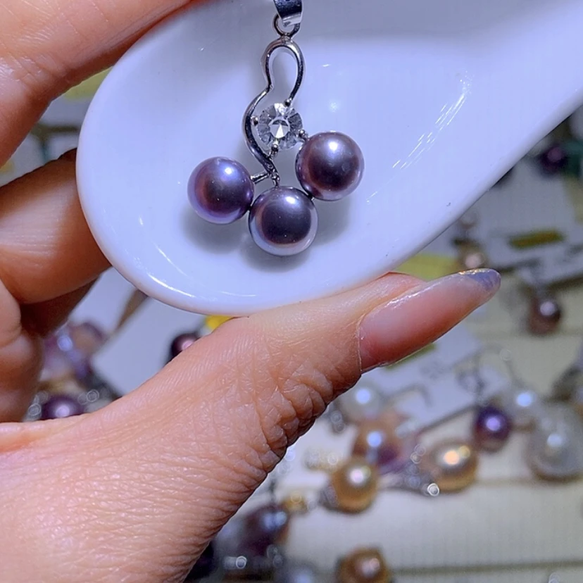 【闪购商品】淡水珍珠吊坠合金