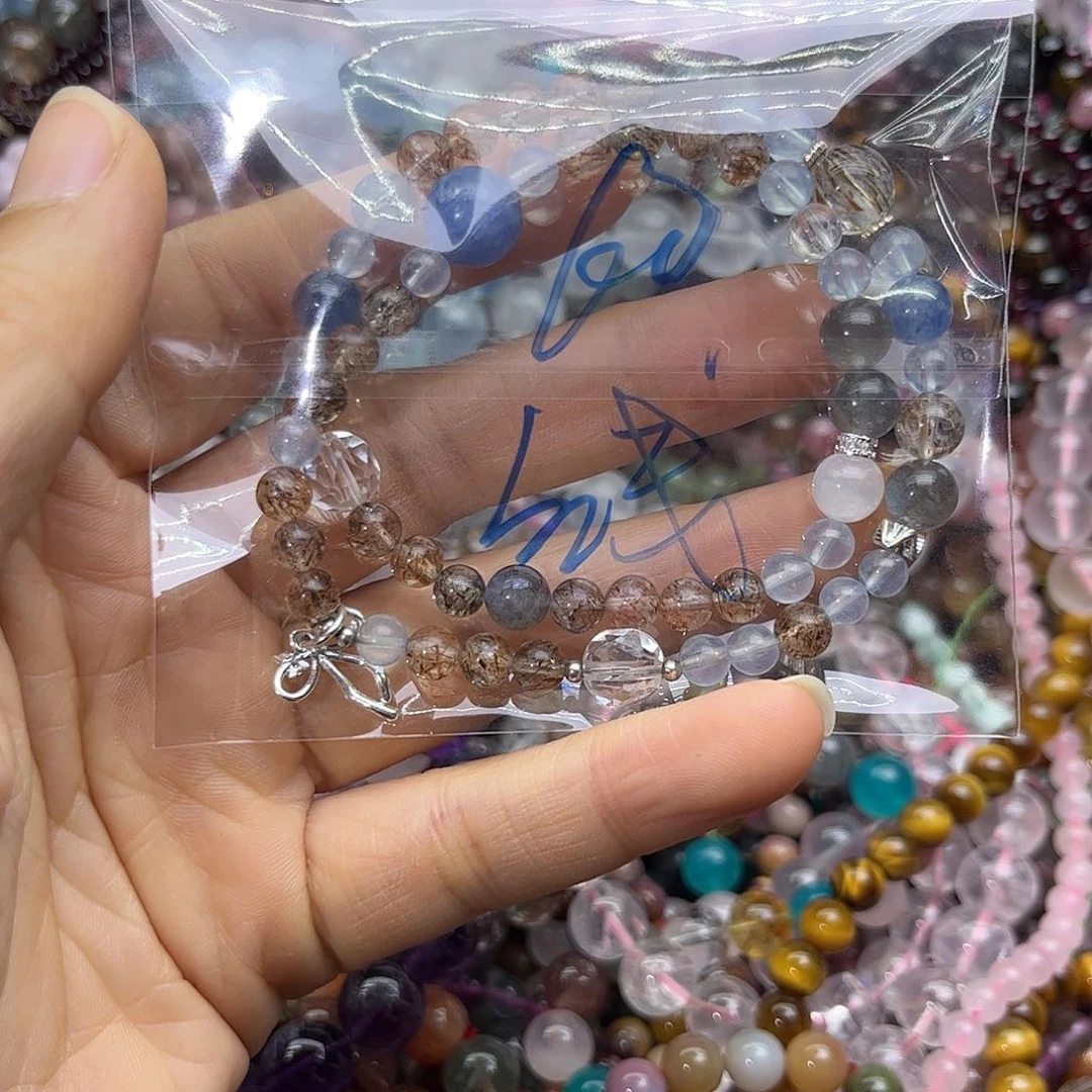 紫晶手绳银S925镶嵌手链项链手链