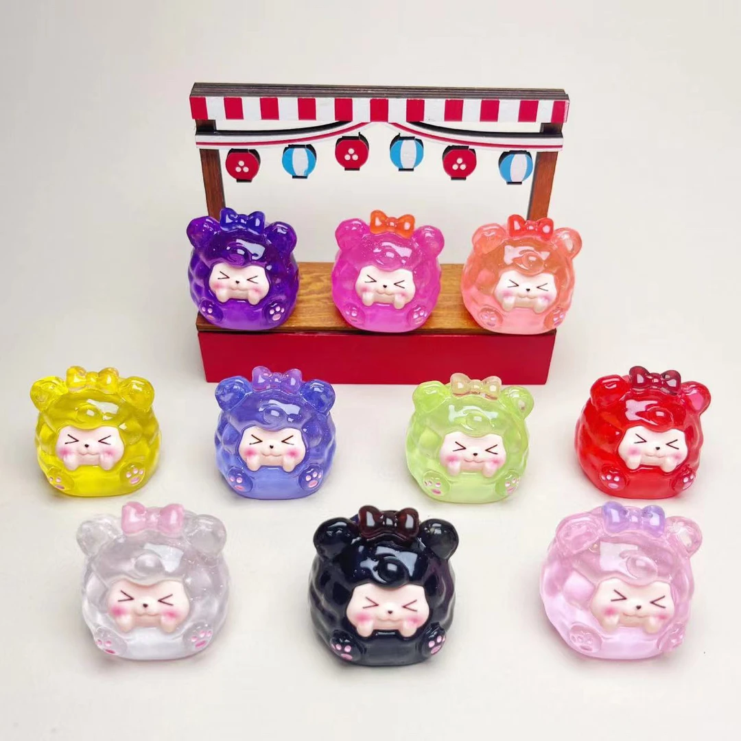 diy饰品车载桌面装饰蝴蝶结团子网红可爱