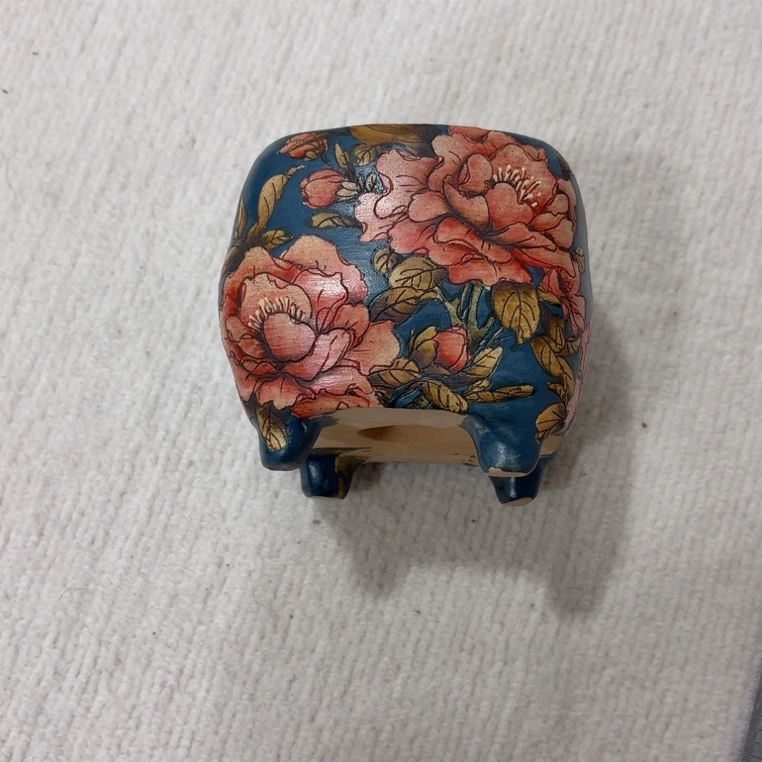 亮***晶花盆紫砂陶瓷多肉花盆微瑕