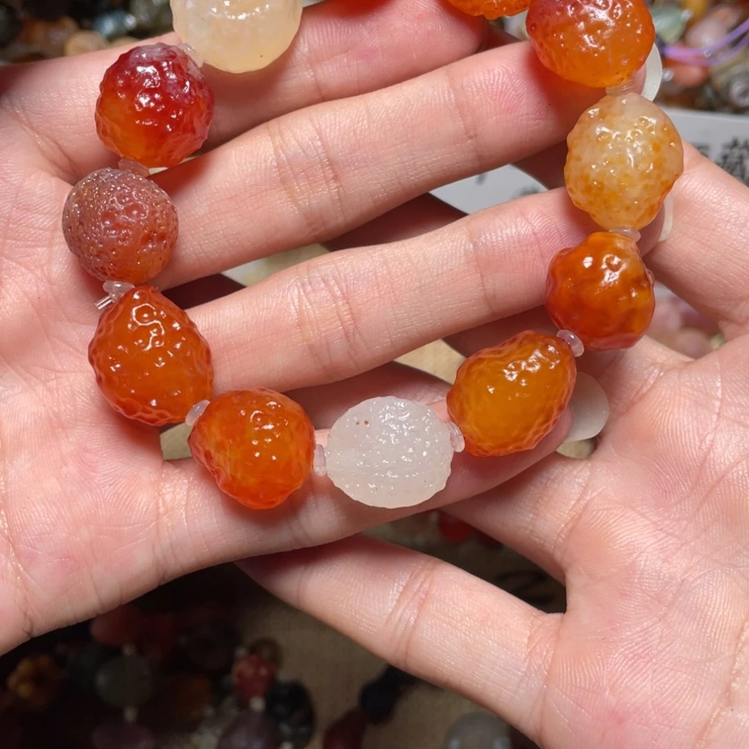 玛瑙/玉髓手链合金