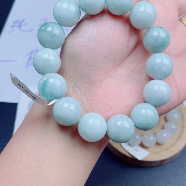 未镶嵌定制翡翠珠串